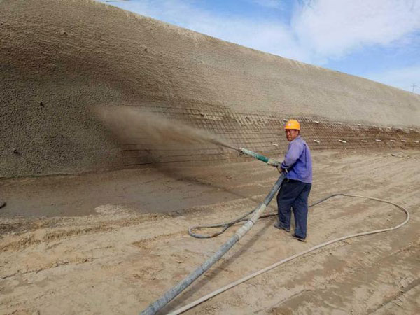 立山护坡锚喷